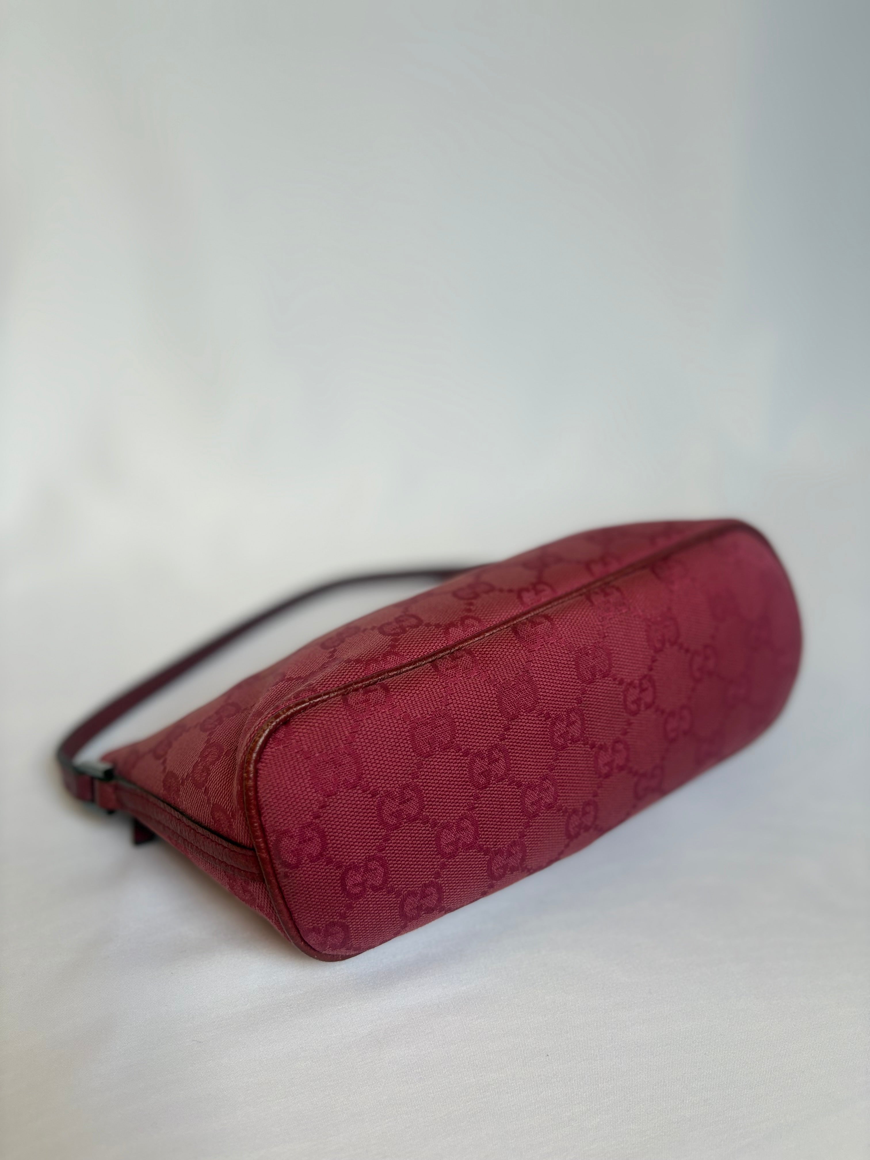 Pink Gucci Monogram Pochette Bag