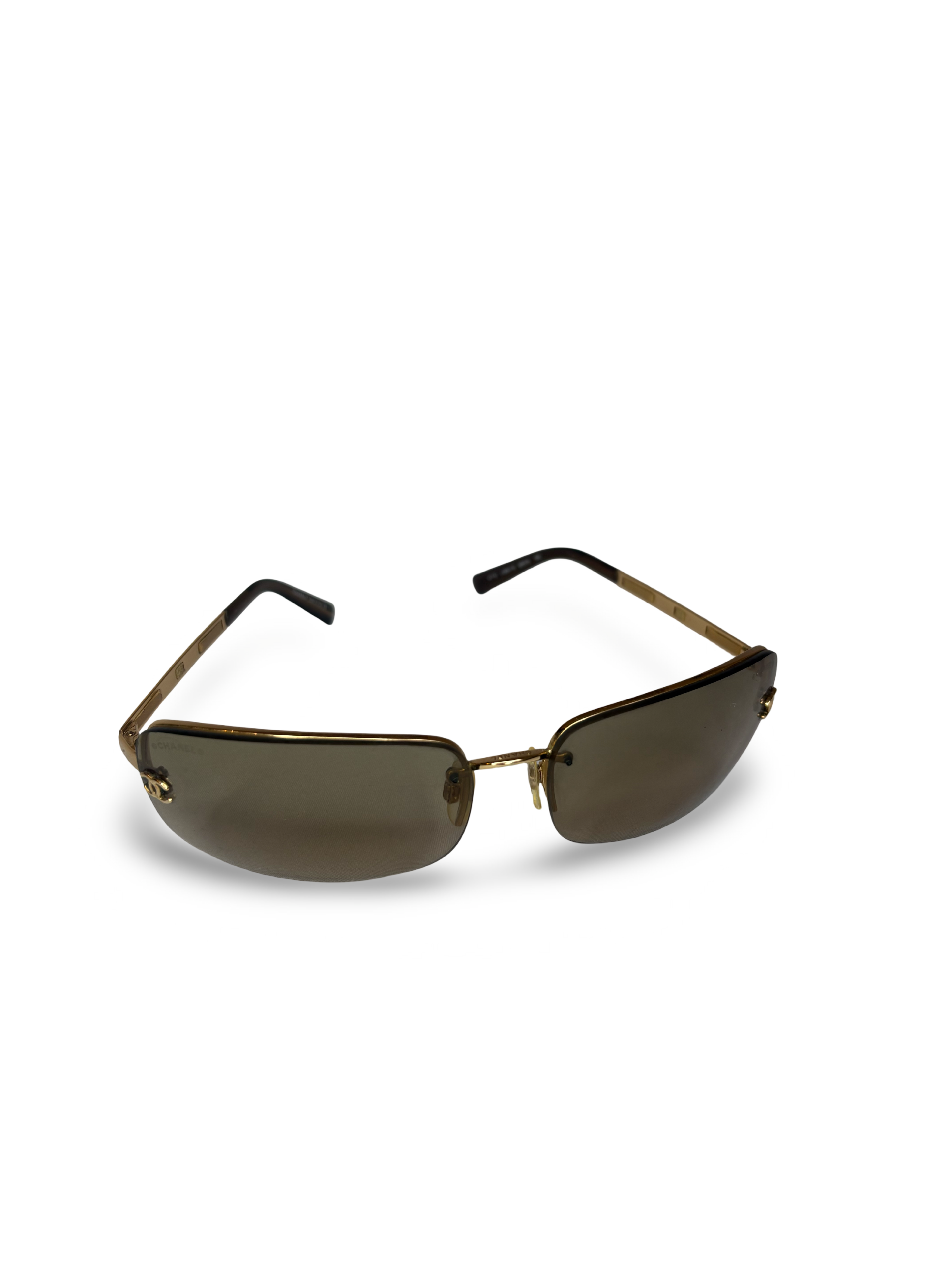 Gold Chanel Sunglasses