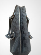Black Gucci Monogram Boston Bag