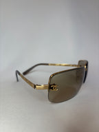 Gold Chanel Sunglasses