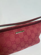 Pink Gucci Monogram Pochette Bag