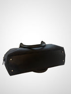 Black Gucci Monogram Boston Bag