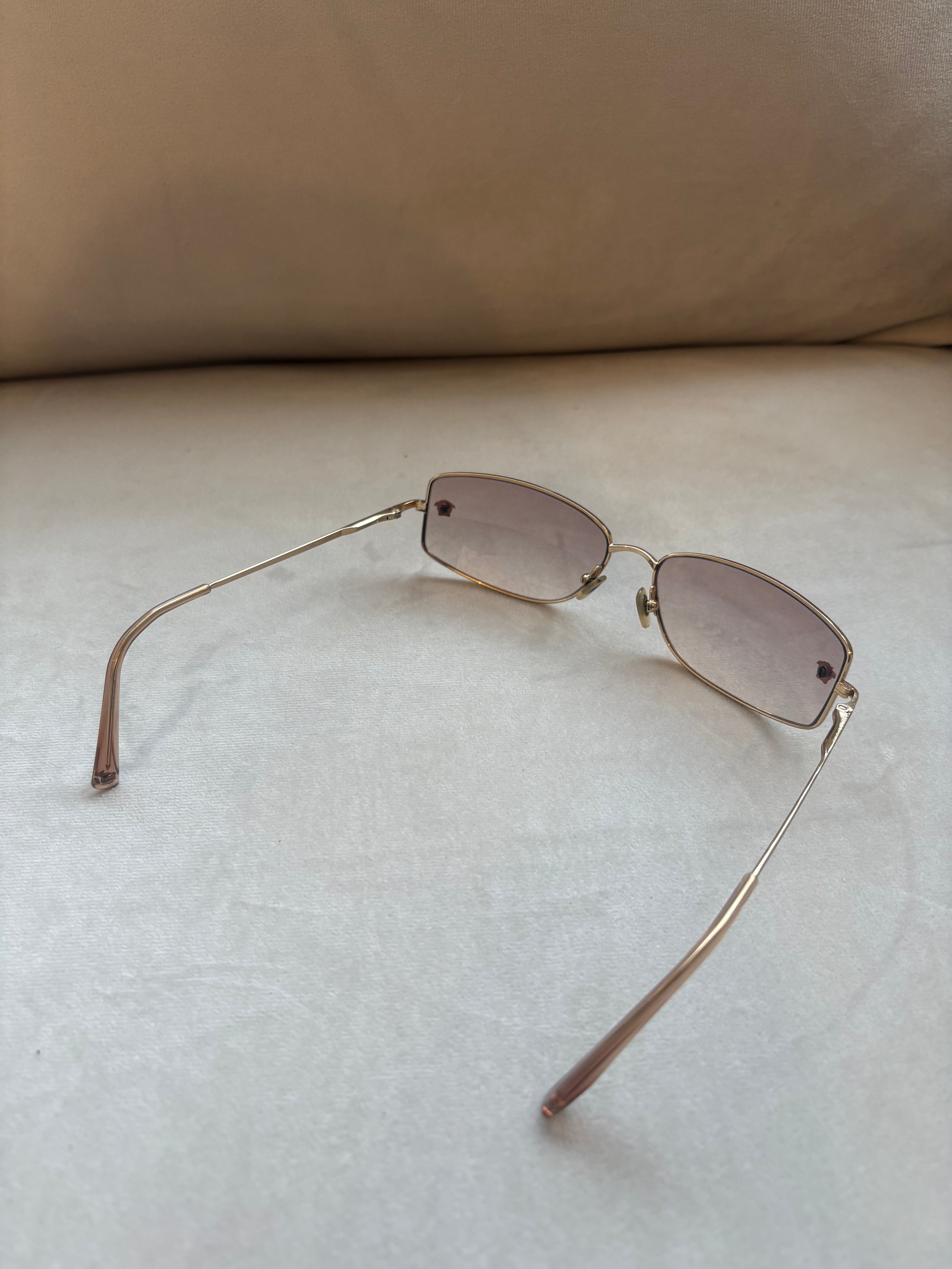 Gold Versace Sunglasses