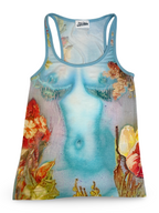 Blue Jean Paul Gaultier Body Vest Top